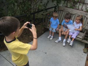 Budding photographers in our group